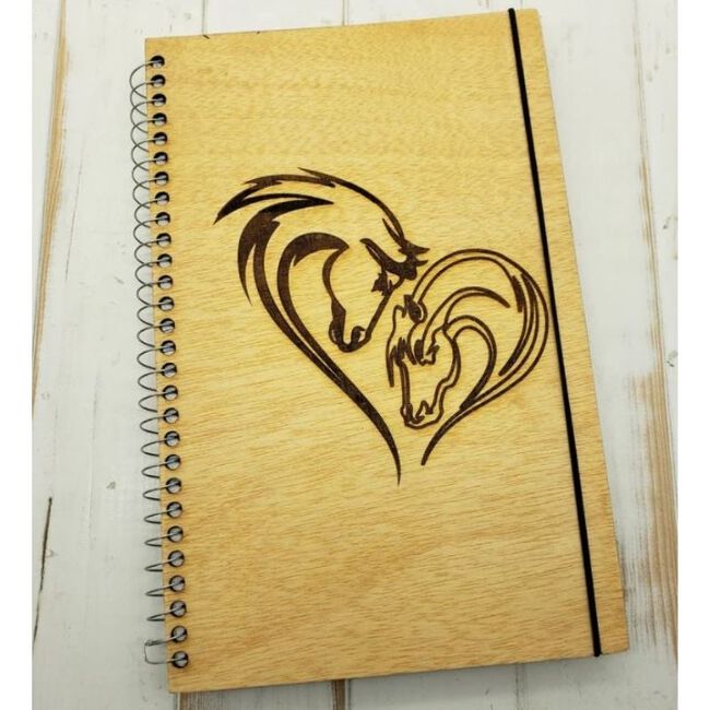 Genesis 3D Lined Journal - Horse Heart image number null