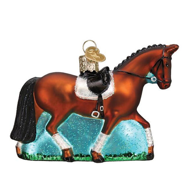 Old World Dressage Horse Ornament  image number null