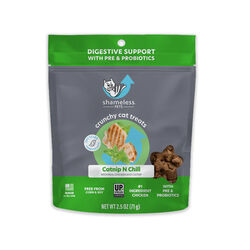 Shameless Pets Crunchy Cat Treats - Catnip N Chill with Real Chicken & Catnip - 2.5 oz