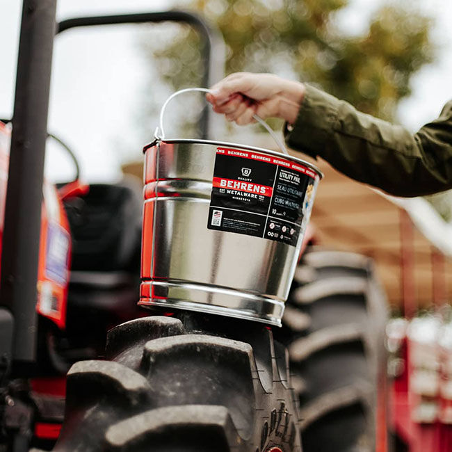 Behrens Galvanized Steel Pail - 12-Quart Capacity image number null