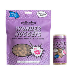 Polkadog Wonder Nuggets Dog Treats - Apple & Pork