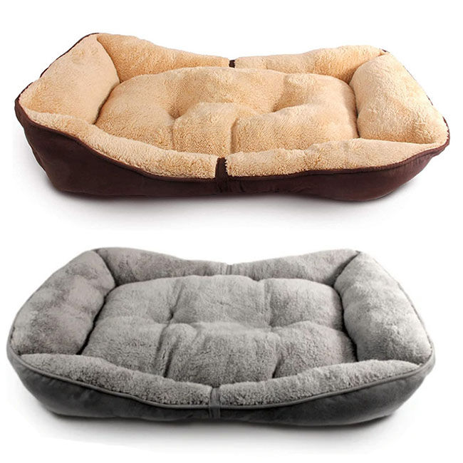 All for Paws Lambwool Bolster Dog Bed image number null