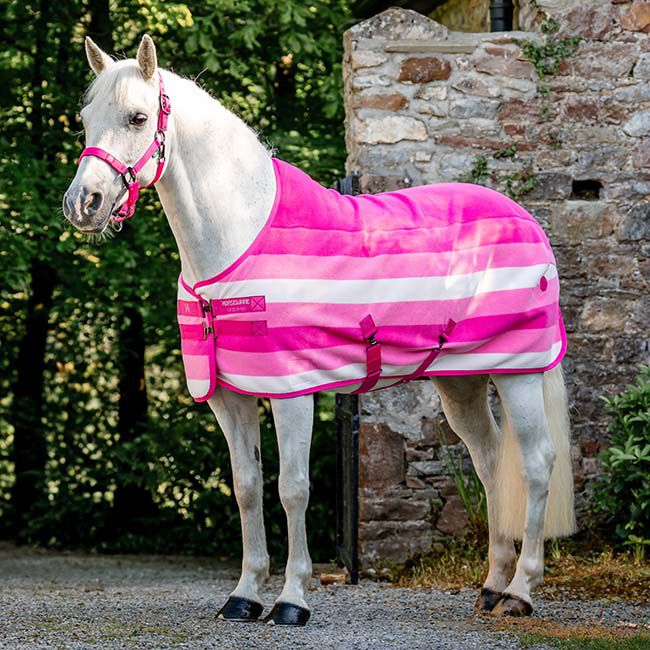 Horseware Newmarket Pony Fleece Cooler - Witney Pink image number null