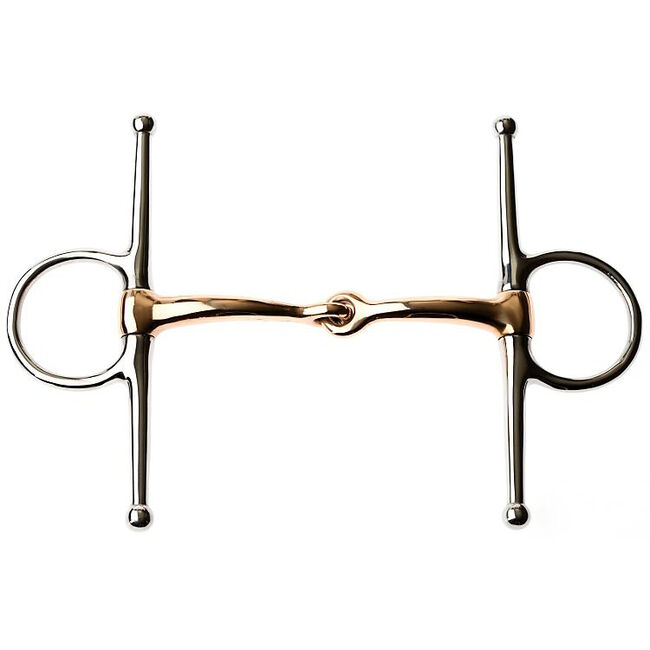 Korsteel Copper Mouth Full Cheek Snaffle Bit image number null