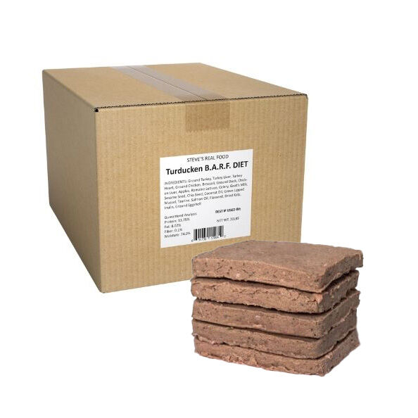 Steve s Real Food Raw Frozen Dog Cat Food Turducken Patties