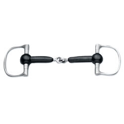 Korsteel JP Rubber Dee Ring Snaffle Bit