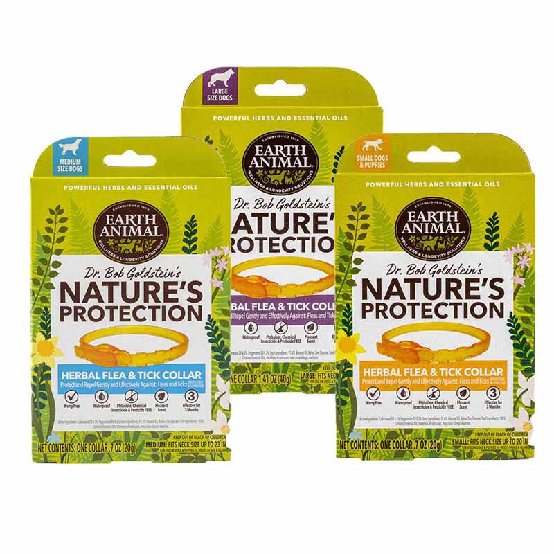 Herbal flea and tick collar top