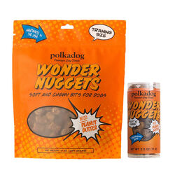 Polkadog Wonder Nuggets Dog Treats - Peanut Butter