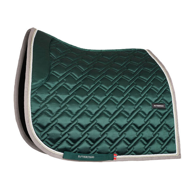 B Vertigo Evolve Dressage Saddle Pad with Anti-Slip Cushion - Jungle Green image number null