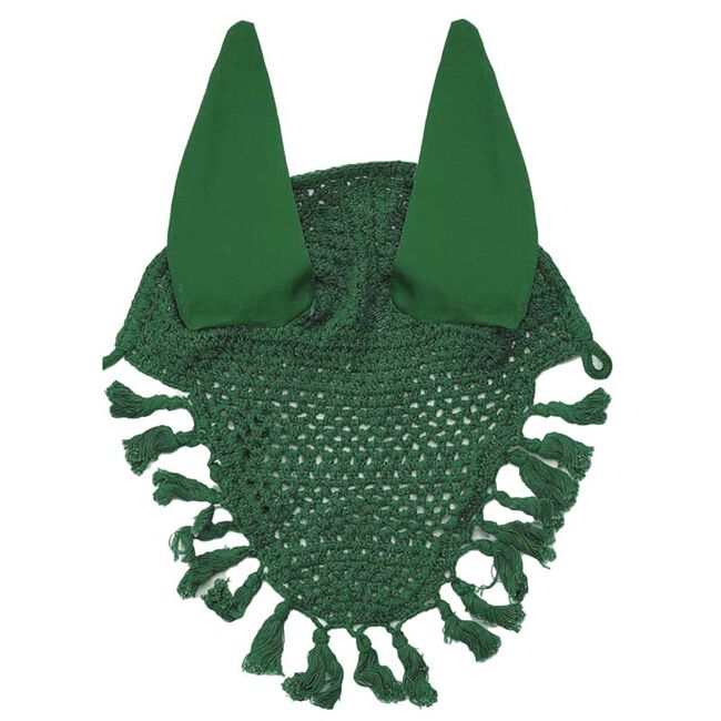 Horse Fare Crochet Ear Net with Tassels image number null