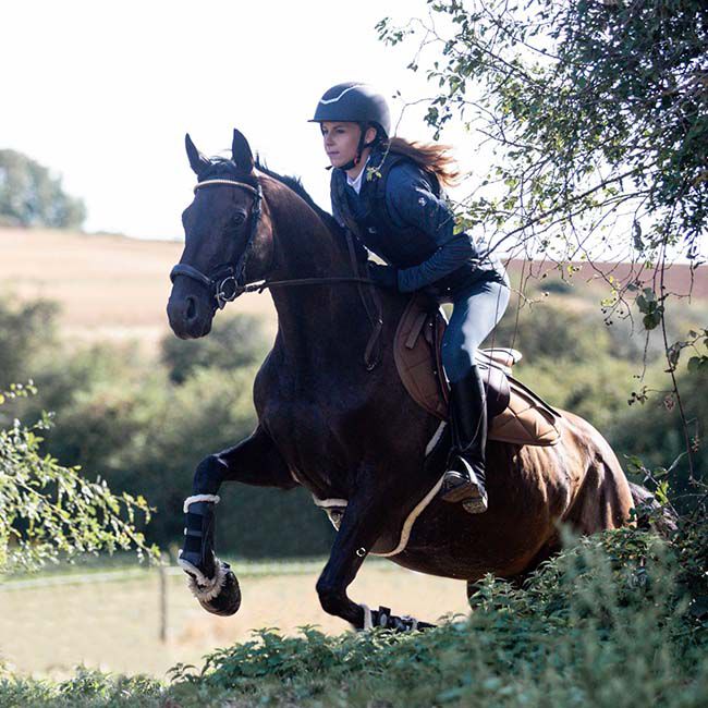 Equinavia Kids' Frida NordicAir Half Chaps - Black image number null