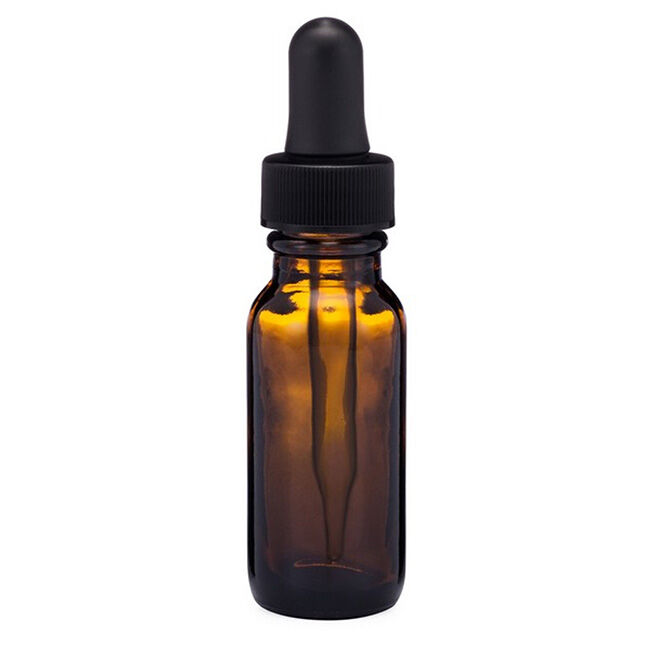 SKS Bottle & Packaging Boston Round Glass Bottle with Dropper image number null