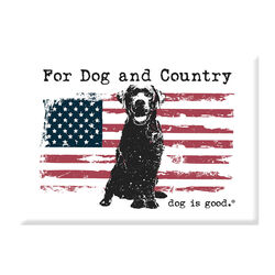 Wellspring Gift "For Dog and Country" Magnet