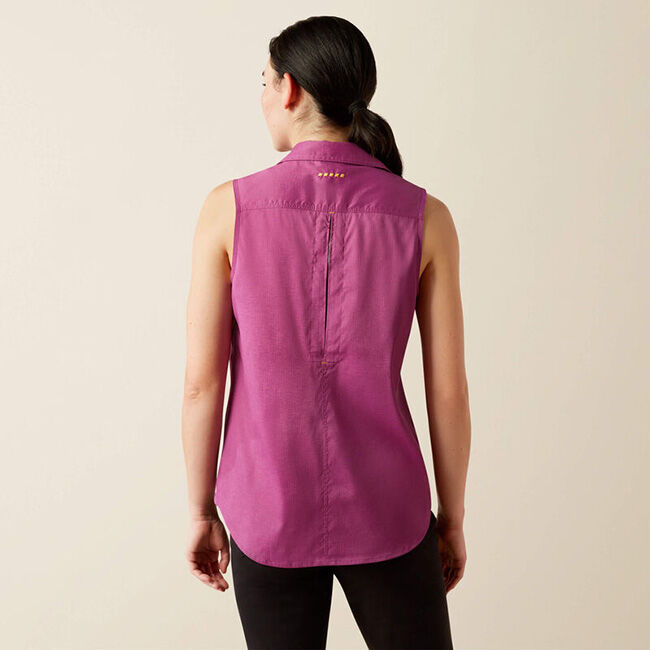 Ariat Women's Rebar Made Tough VentTEK DuraStretch Tank - Grape Kiss image number null