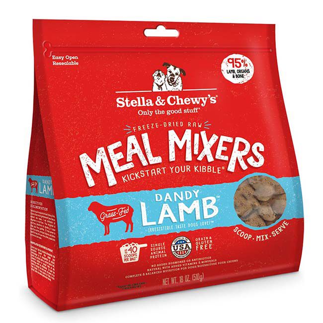 Stella & Chewy's Dandy Lamb Meal Mixer Freeze-Dried Dog Food - 3.5oz image number null
