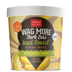 Wag More Bark Less Dog Frozen Iced Treat with Natural Banana