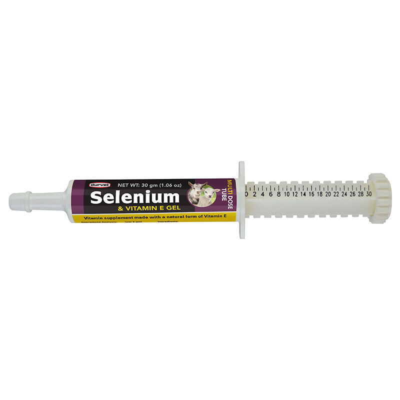 Durvet Selenium & Vitamin E Gel for Sheep and Goats - 80 mL | The