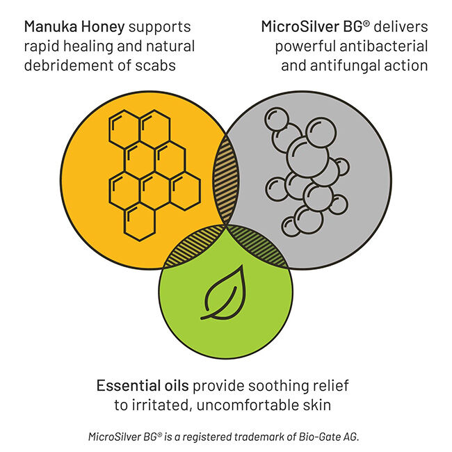 Absorbine Silver Honey Rapid Skin Relief - Vet Strength Scratches Spray - 6 oz image number null