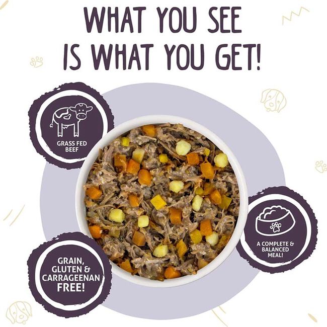 Weruva Classic Dog Food - Steak Frites with Beef, Pumpkin & Sweet Potato in Gravy - 14 oz image number null