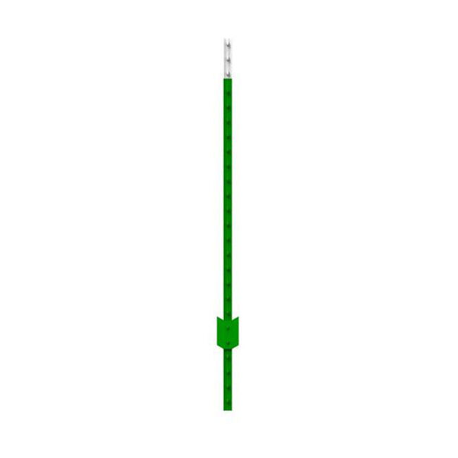 American Posts Powder-Coated Green Steel Studded T-Post image number null