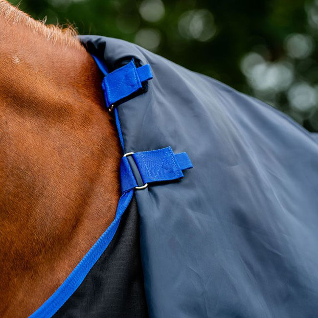 Horseware Amigo Ripstop 900D Plus Turnout (0g Light) - Black/Classic Blue image number null