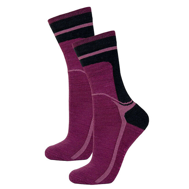 Janus Adult Wool Design Socks - Purple image number null