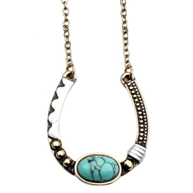 Wyo-Horse Jewelry Collection Artisan Horseshoe Necklace image number null