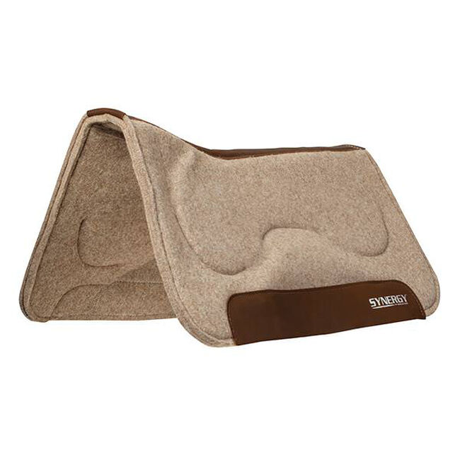 Weaver Synergy Natural Fit CloseContact Wool Felt Saddle Pad image number null