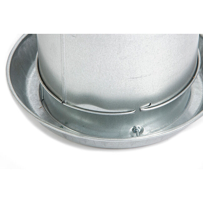 Little Giant Double-Wall Metal Poultry Waterer - 3-Gallon Capacity image number null