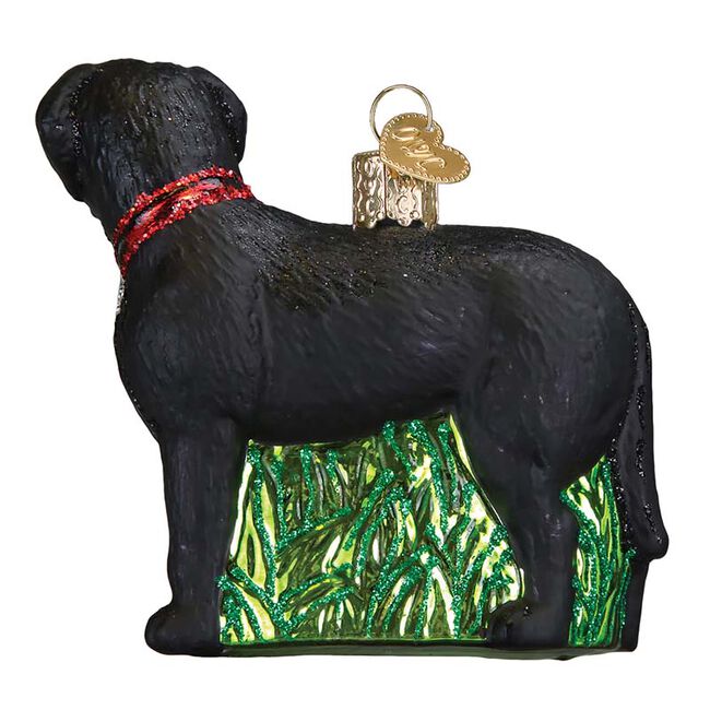Old World Christmas Ornament - Standing Black Lab image number null