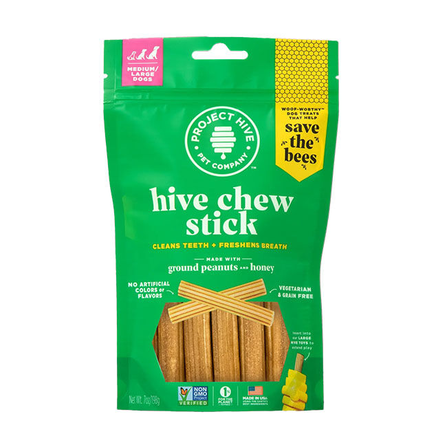 Project Hive Dog Chew Sticks - Ground Peanuts & Honey image number null