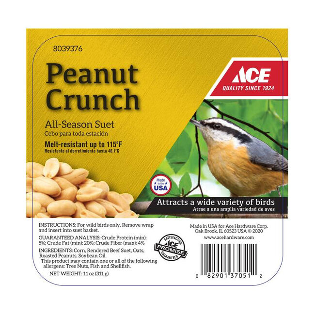 Ace Peanut Crunch Assorted Species Suet Beef  image number null