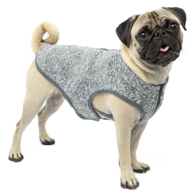 Kurgo K9 Core Dog Sweater - Heather Black image number null