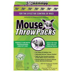 MouseX Non-Toxic Bait Pellet Throw Pack for Mice - 6-Pack