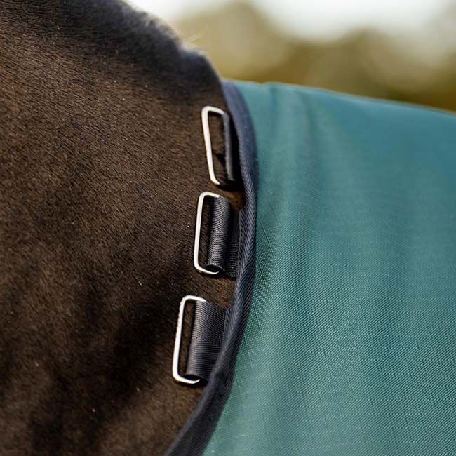 Horseware Amigo Ripstop 900D Turnout (0g Light) - Dynasty Green/Navy/Silver image number null