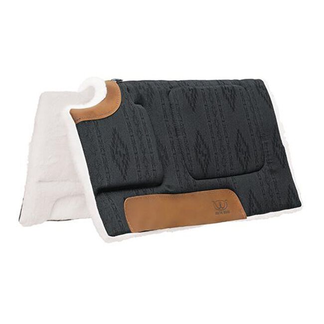 Weaver Leather All Purpose BuiltUp Cut Back Saddle Pad Black The
