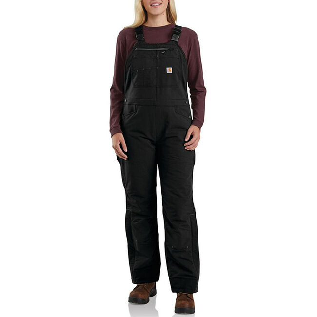 Carhartt Women's Super Dux Relaxed Fit Sherpa-Lined Bib Overall image number null