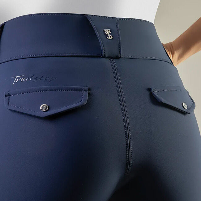 Tredstep Women's Trace Knee Patch Breeches - Navy image number null