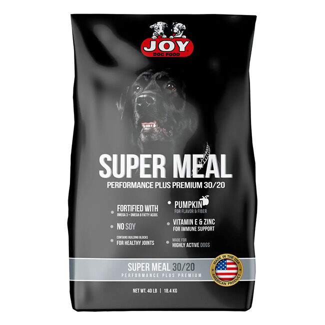 Joy Dog Food Super Meal Performance Plus Premium 30 20 40 lb