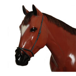 Jacks Manufacturing Rubber Figure 8 Noseband with Nylon Straps