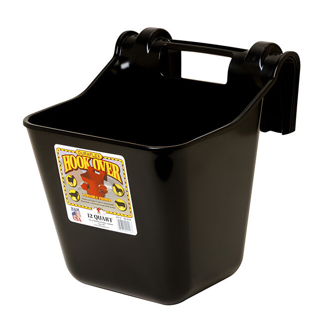 Little Giant Duraflex Plastic Hook-Over Feeder - 12-Quart Capacity image number null