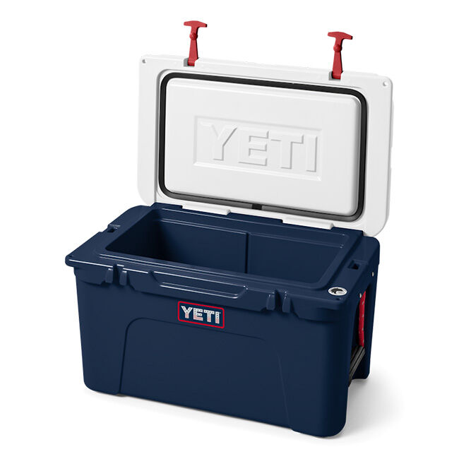 YETI Tundra 45 Hard Cooler - Patriotic - Rescue Red/White