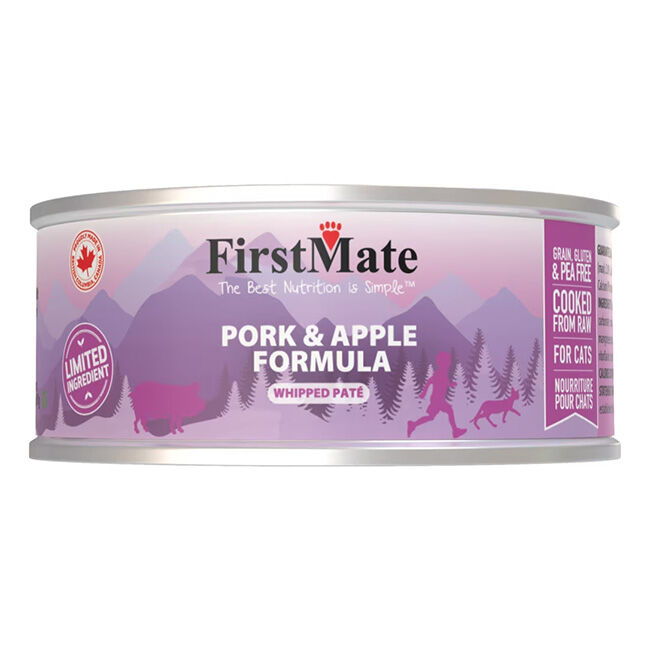 FirstMate Limited Ingredient Cat Food - Pork & Apple Formula - 3.2 oz image number null