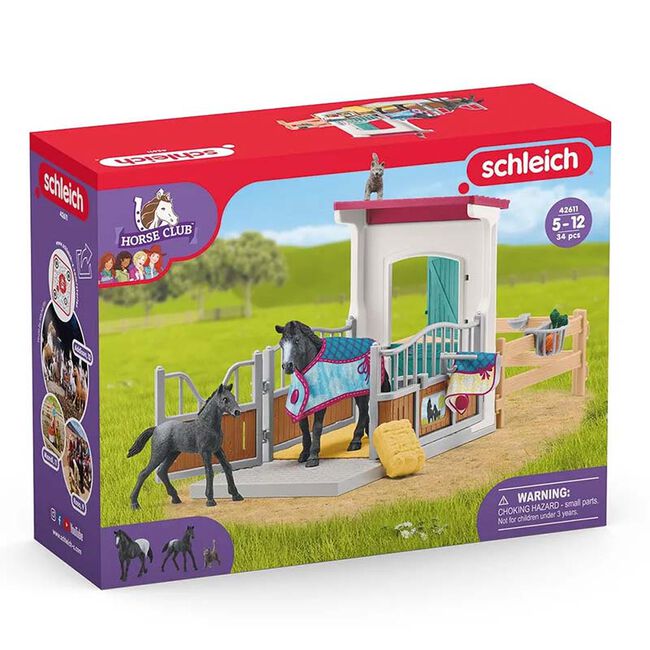 Schleich Horse Box with Mare & Foal image number null
