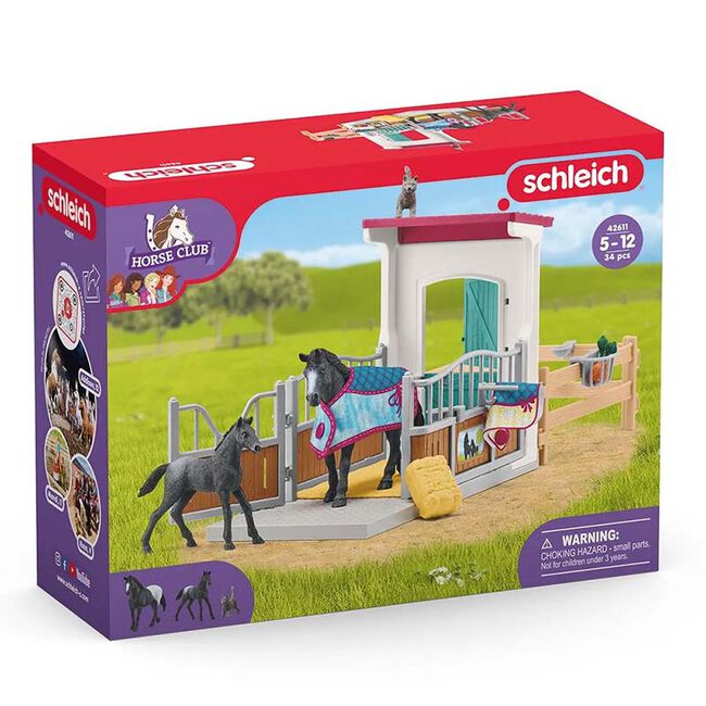 Schleich Horse Box with Mare and Foal image number null