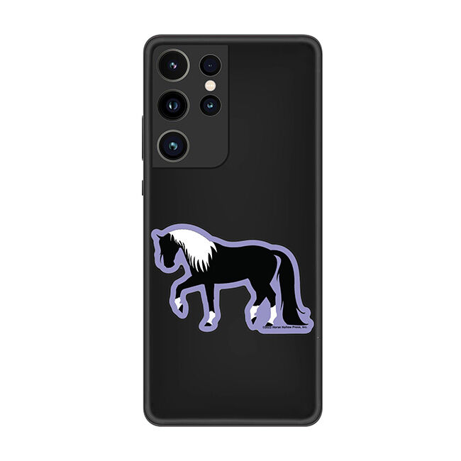 Horse Hollow Press Die-Cut Sticker - Purple Horse image number null