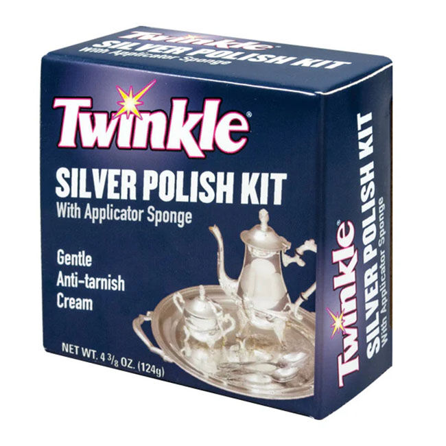 Twinkle Silver Polish Kit with Applicator Sponge - 4.4 oz image number null