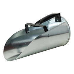 Farm-Tuff Galvanized Feed Scoop - 2-Quart Capacity