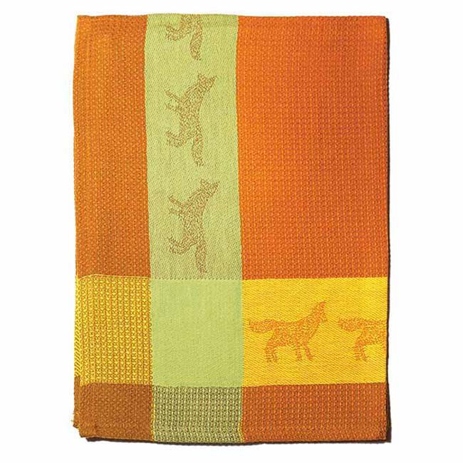 GT Reid 100% Cotton Kitchen Towel - Foxes image number null