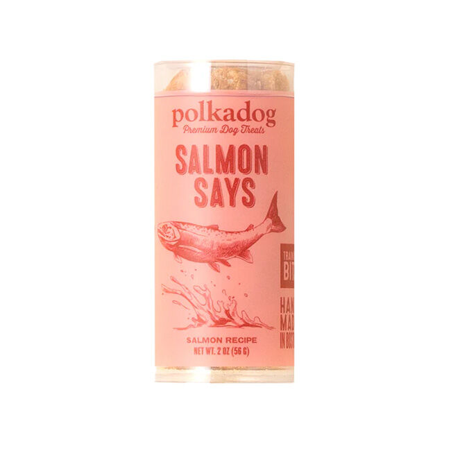 Polkadog Salmon Says - Crunchy Bits for Dogs & Cats image number null